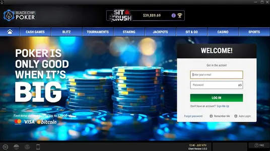 Black Chip Poker New Home Lobby