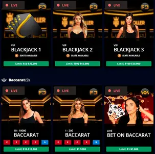 Wild Casino Live Casino Games