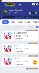 Pokerhub Table Lobby