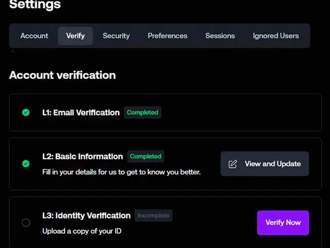 Shuffle Casino Verification (1)