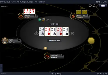 Grompoker Sonic Poker Table Ru