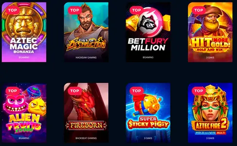 Bet Fury Casino Slots Games