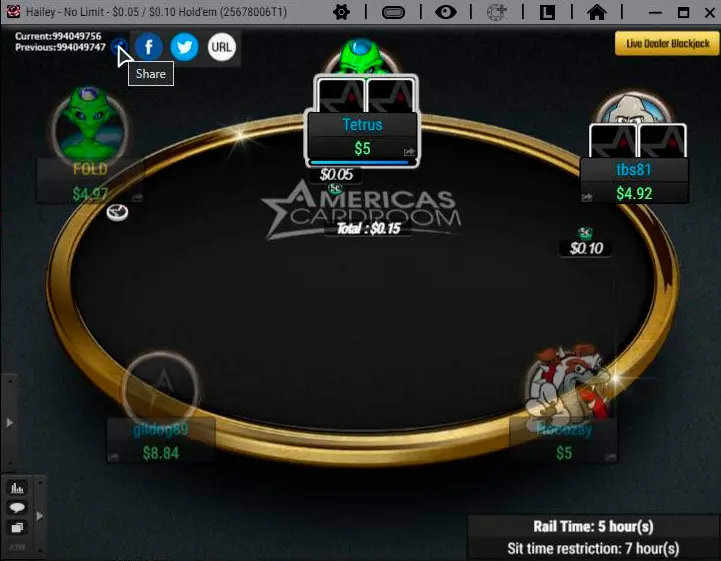 Sharing hands on WPN