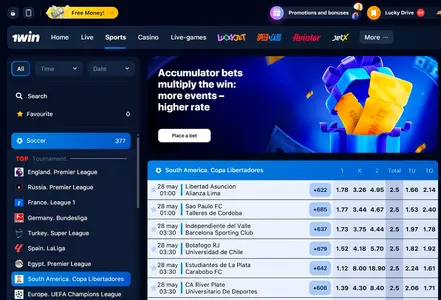 1wn Soccer Betting