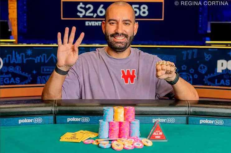 Joao Vieira Win Event 38 High Roller Wsop 2025